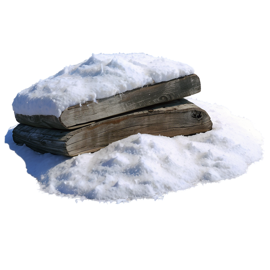 Realistic Snow Heap Png 31