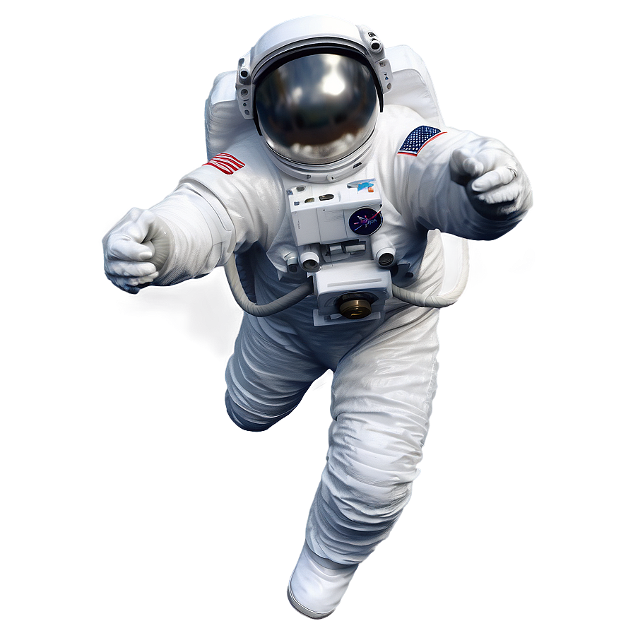 Realistic Spaceman Artwork Png Isv67