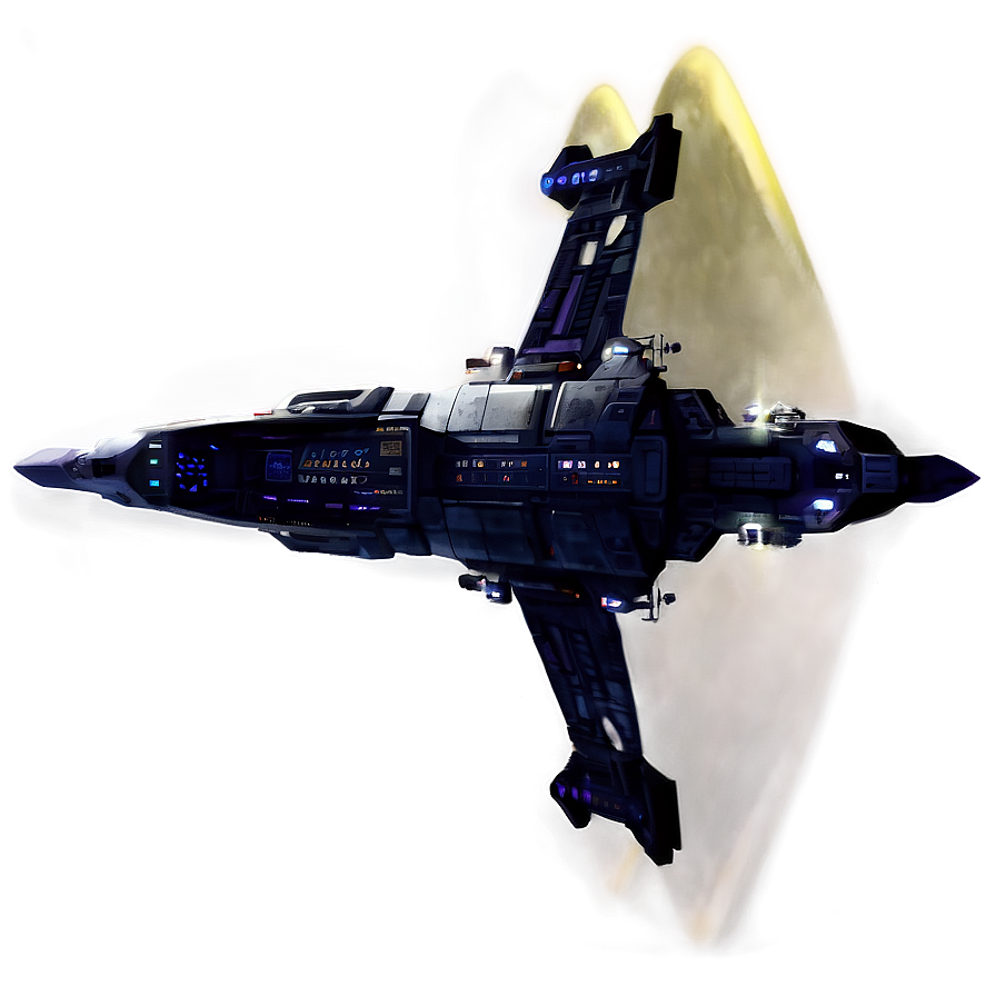 Realistic Spaceship Image Png 05212024