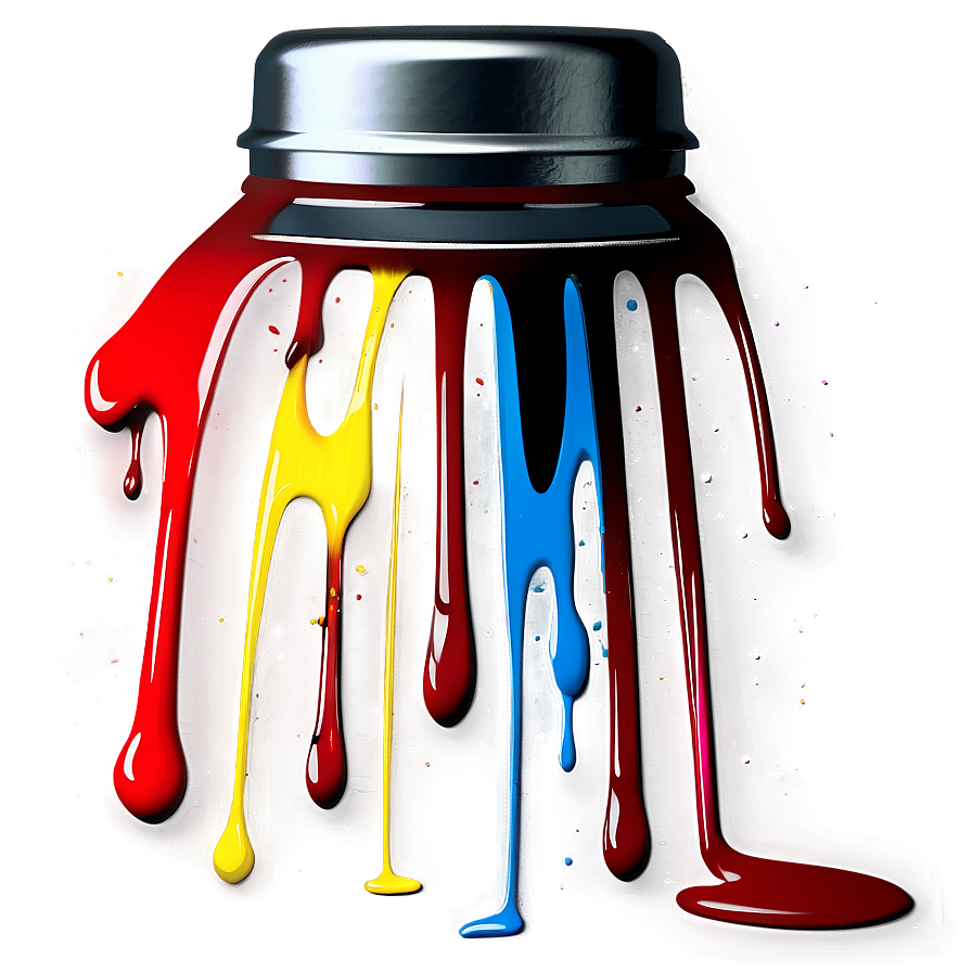 Realistic Spray Paint Drip Png 55