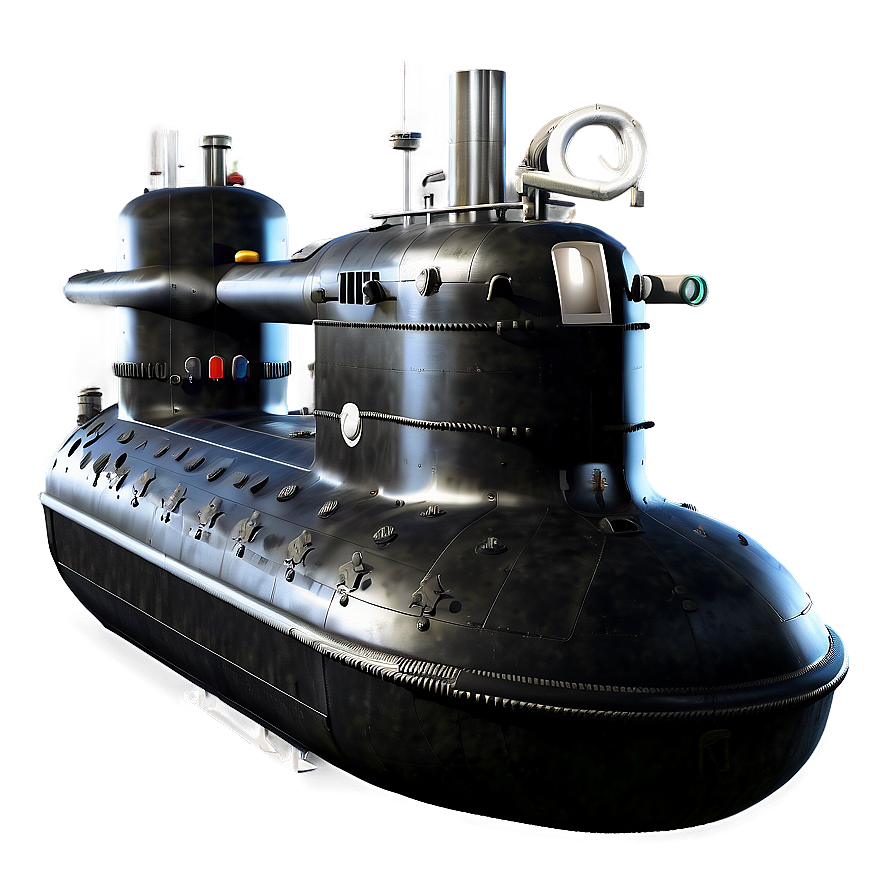 Realistic Submarine Image Png 10