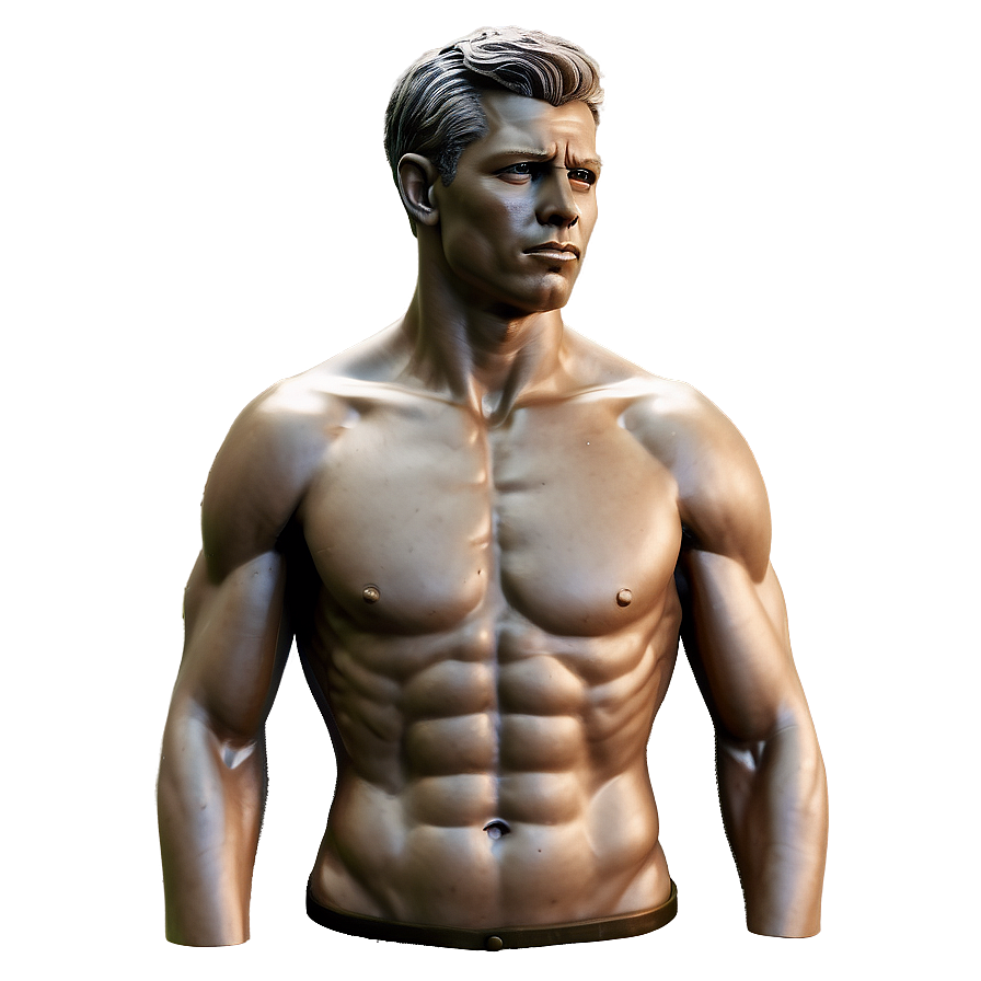 Realistic Torso Sculpture Png 37