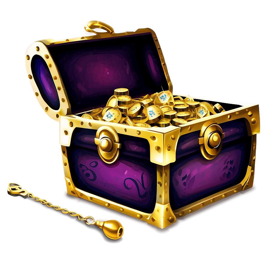 Realistic Treasure Chest Png 05252024