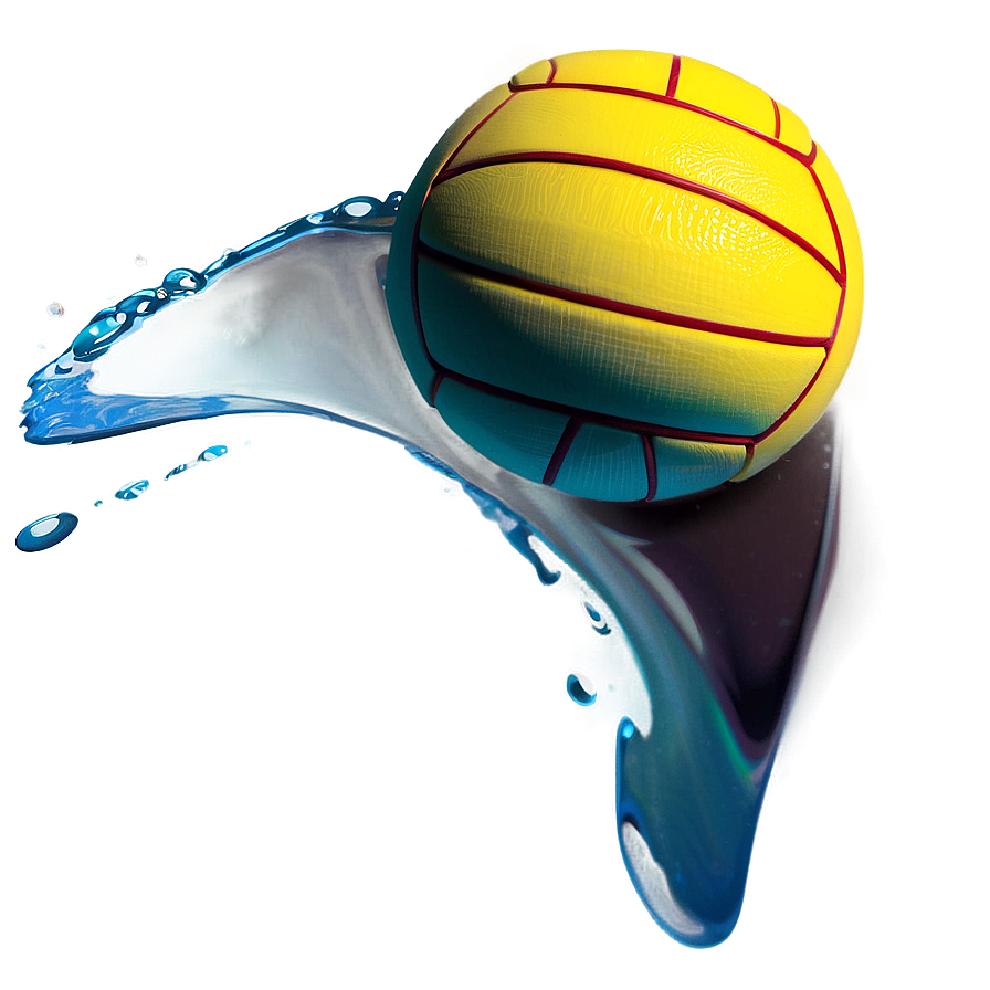 Realistic Water Polo Ball Png Uyg