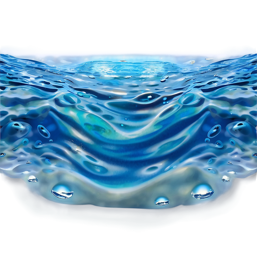 Realistic Water Waves Png 06262024