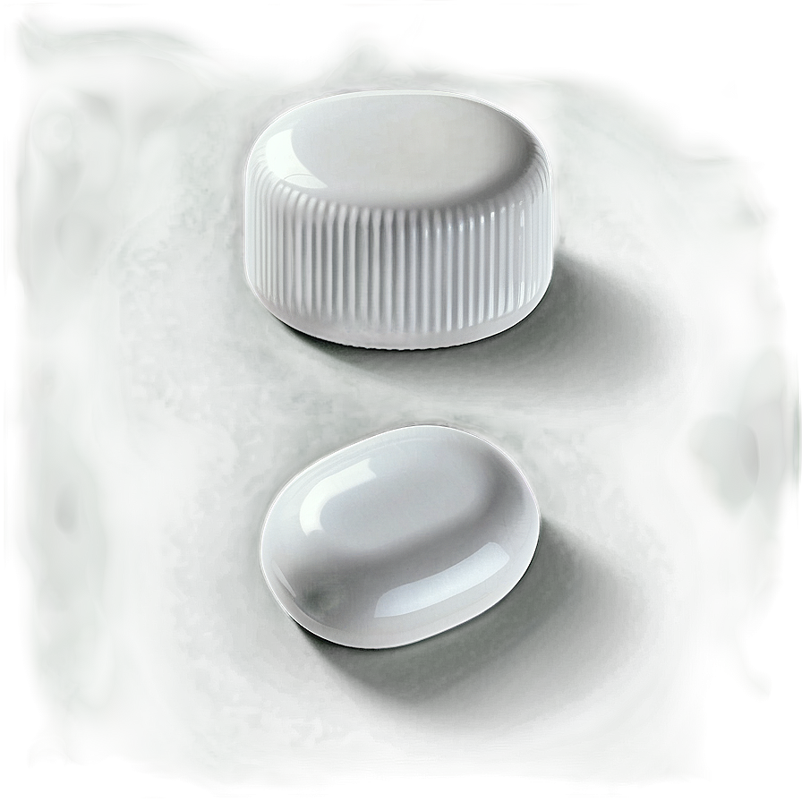 Realistic White Capsule Png Vhh22