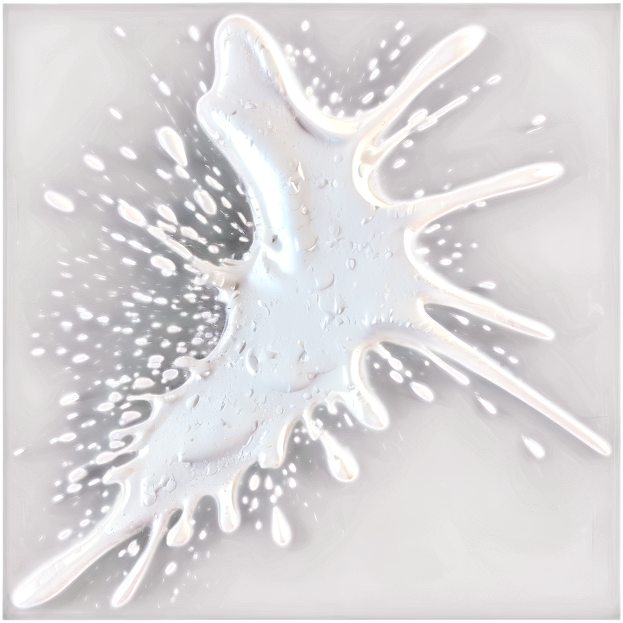 Realistic White Paint Splatter Png 89