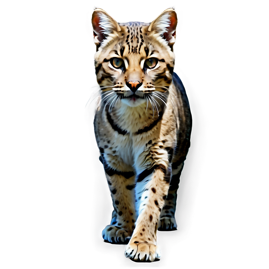 Realistic Wildcat Portrait Png 06132024