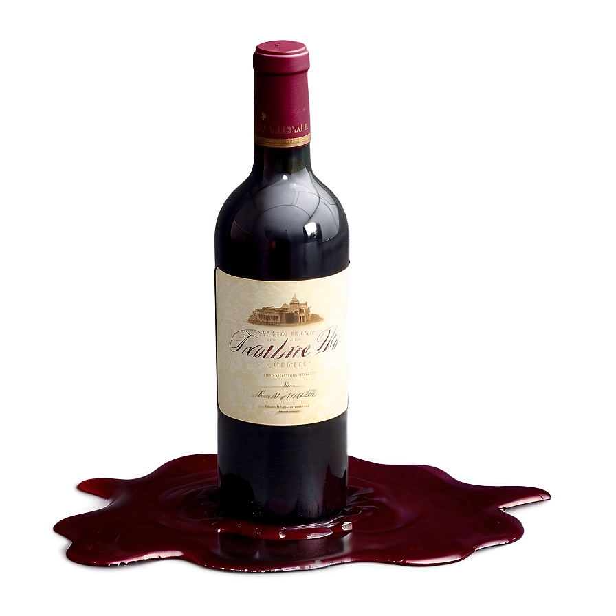 Realistic Wine Spill Png 06282024