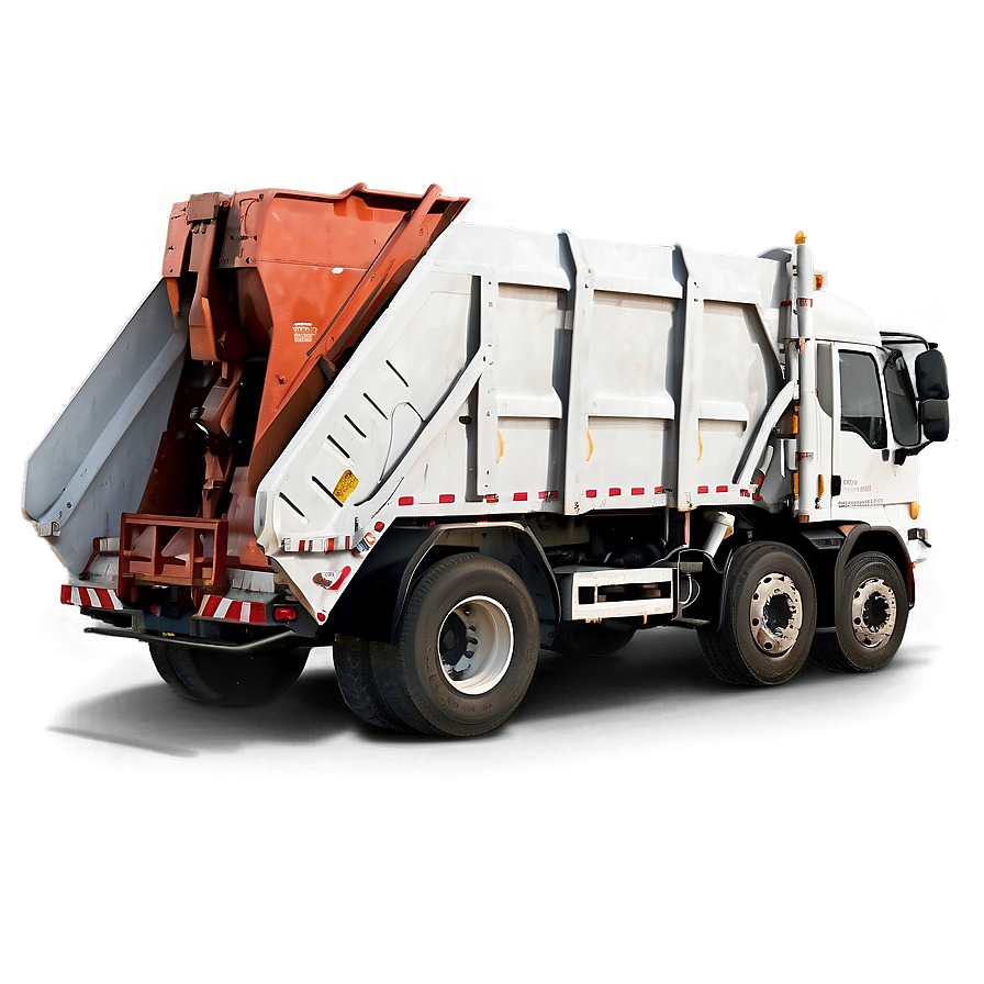 Rear View Garbage Truck Png Sgb