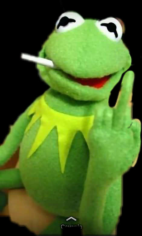 Rebel_ Kermit_with_ Cigarette