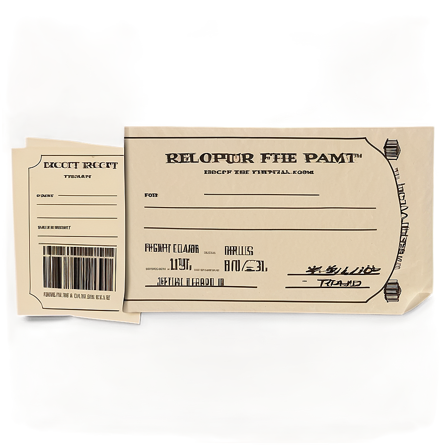 Receipt Template Png Gch