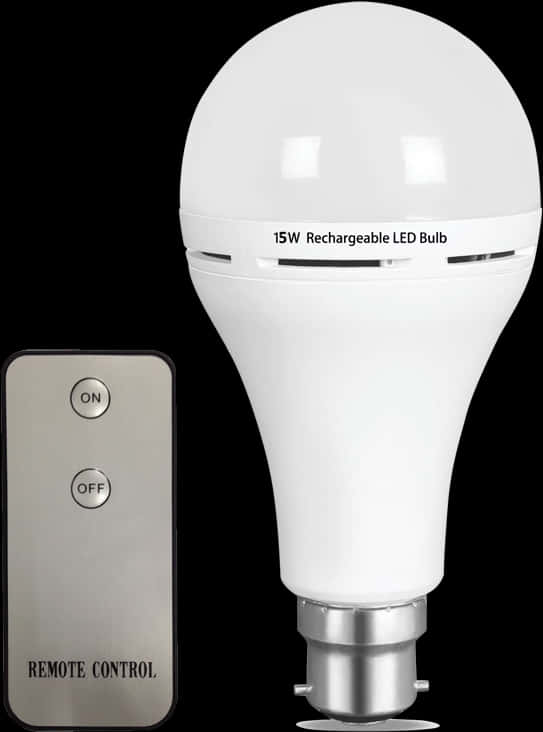 Rechargeable L E D Bulbwith Remote Control