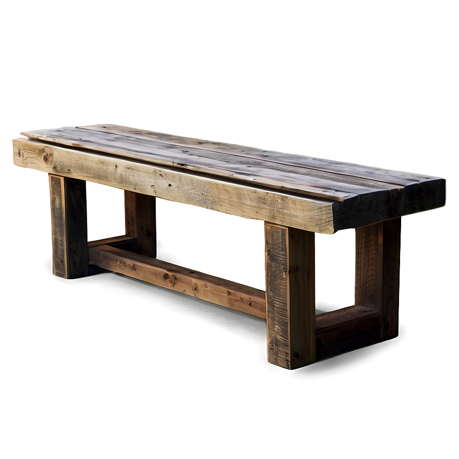 Reclaimed Wood Bench Png Wgc36