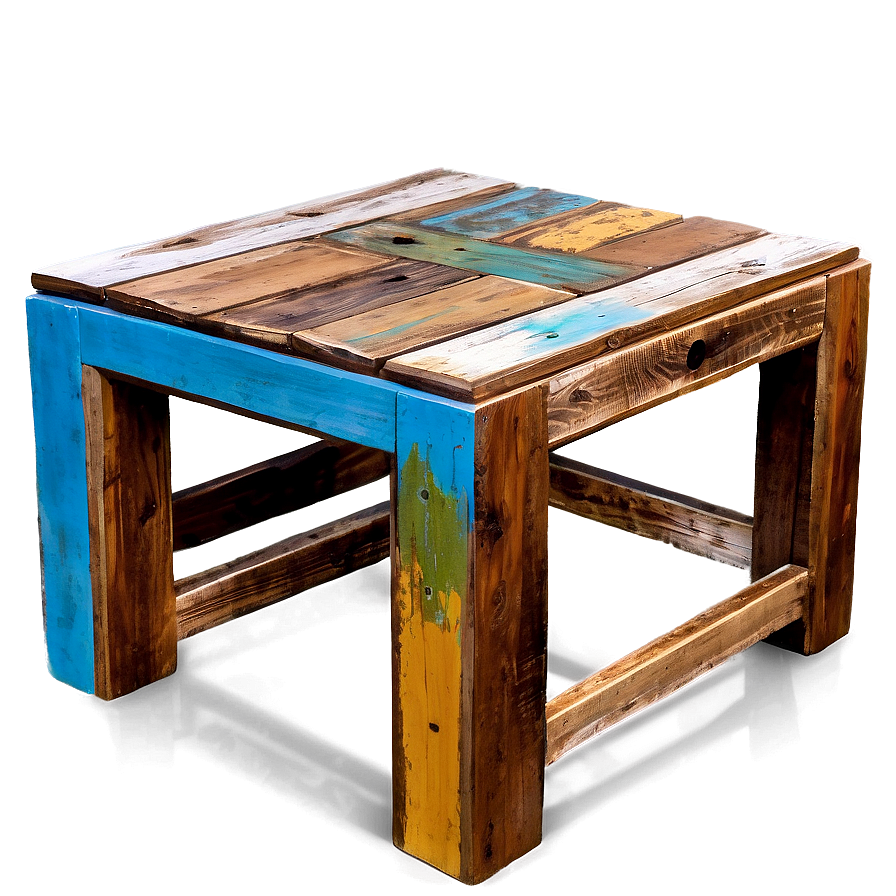 Reclaimed Wood End Table Png Rmf48