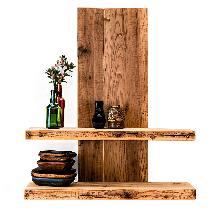 Reclaimed Wood Floating Shelves Png 06132024