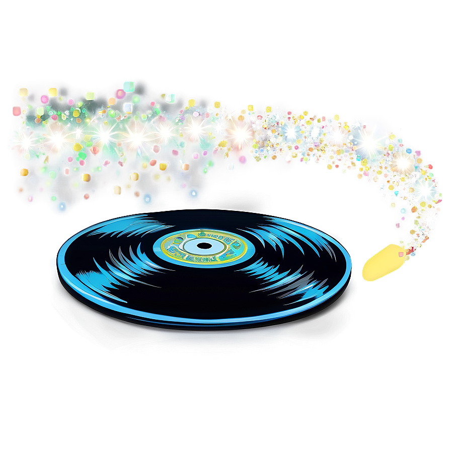 Record With Sparkles Png 55