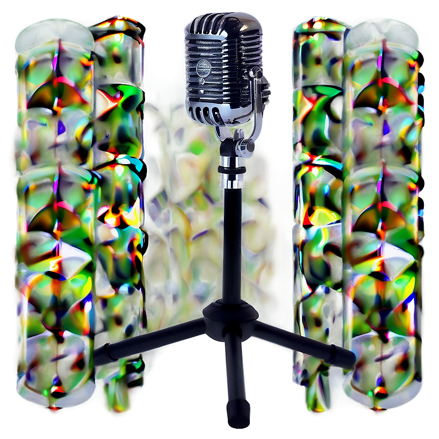 Recording Studio Microphone Stand Png 06262024