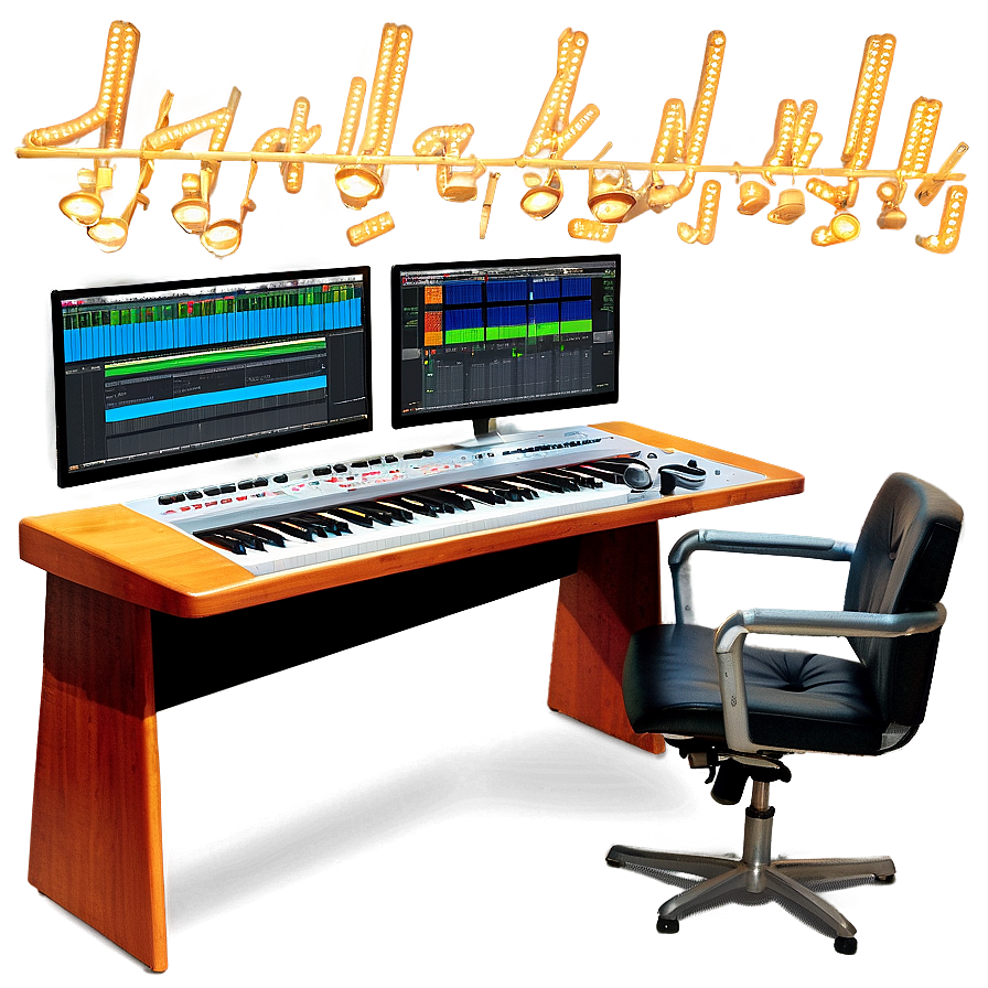 Recording Studio Producer Desk Png Wdt