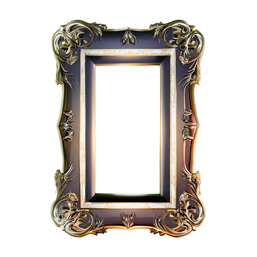 Rectangle Decorative Frame Png 06292024