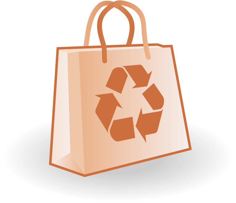 Recyclable Shopping Bag Illustration