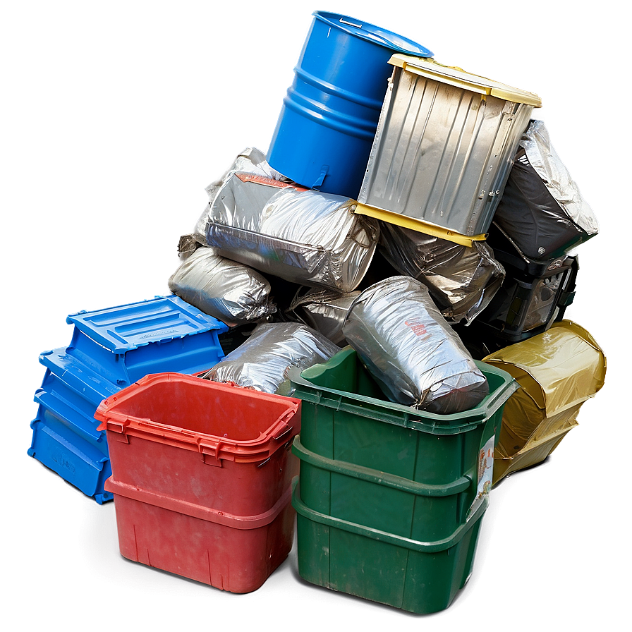 Recyclable Waste Pile Png Iie