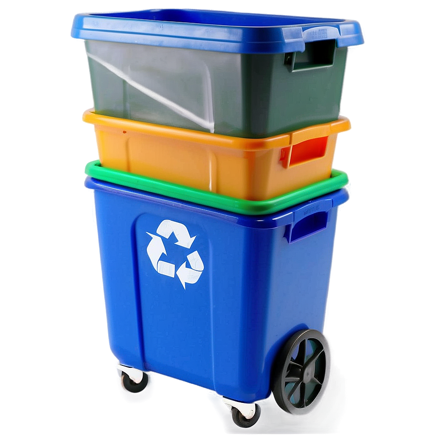 Recycle Bin With Wheels Png 06132024