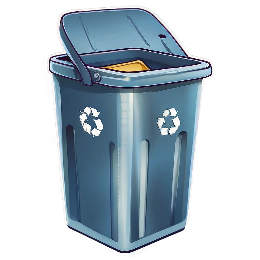 Recycle Trash Bin Illustration Png Njr