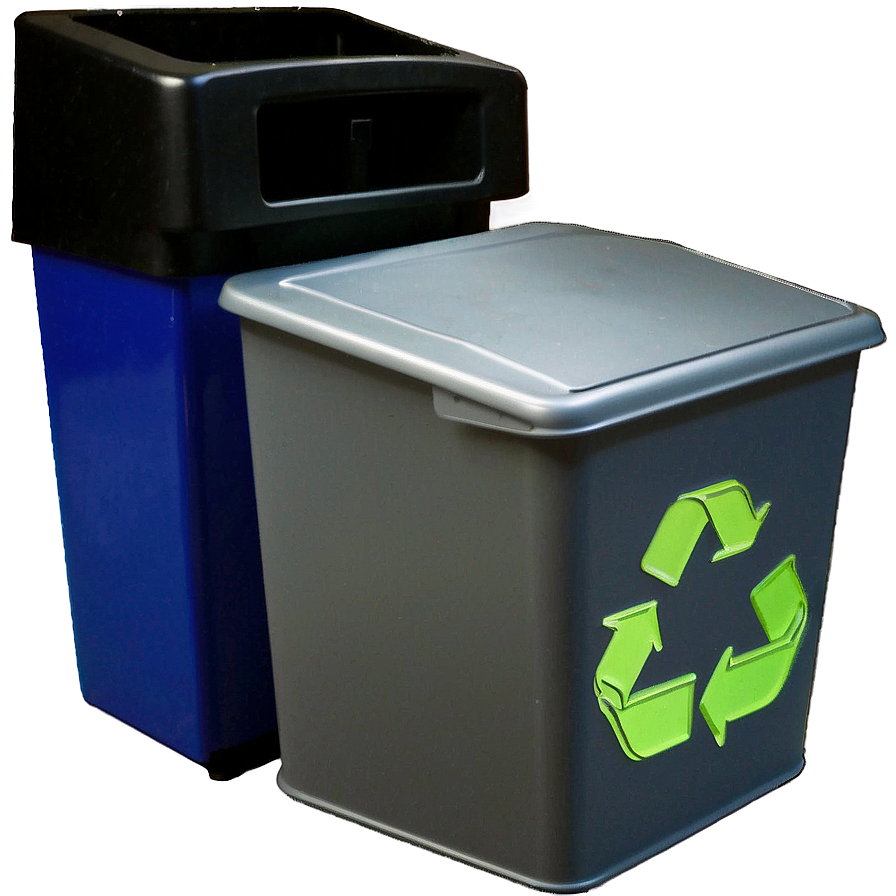 Recycling Bin With Foot Pedal Png Boh