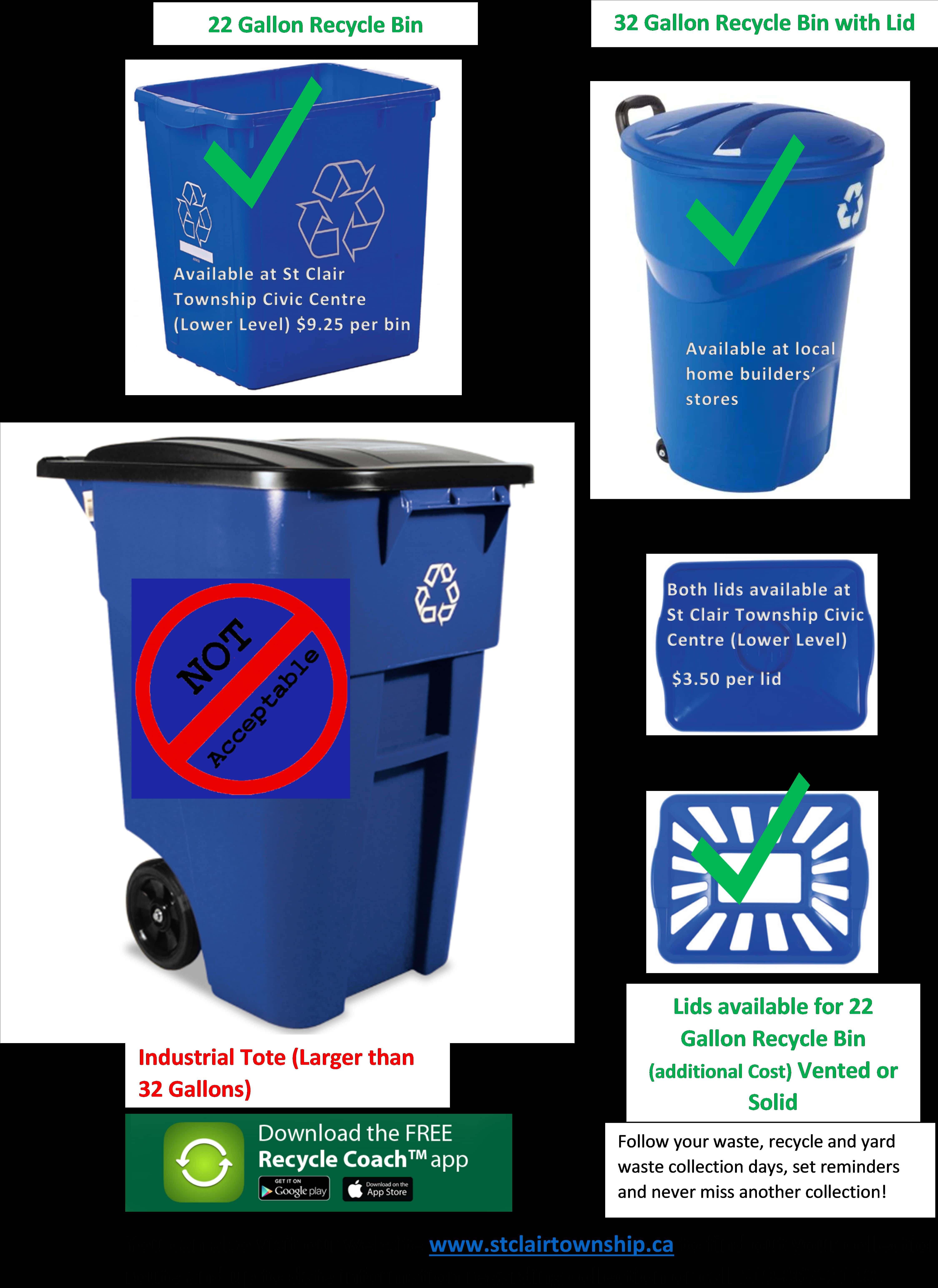 Recycling Bins Selection Guide