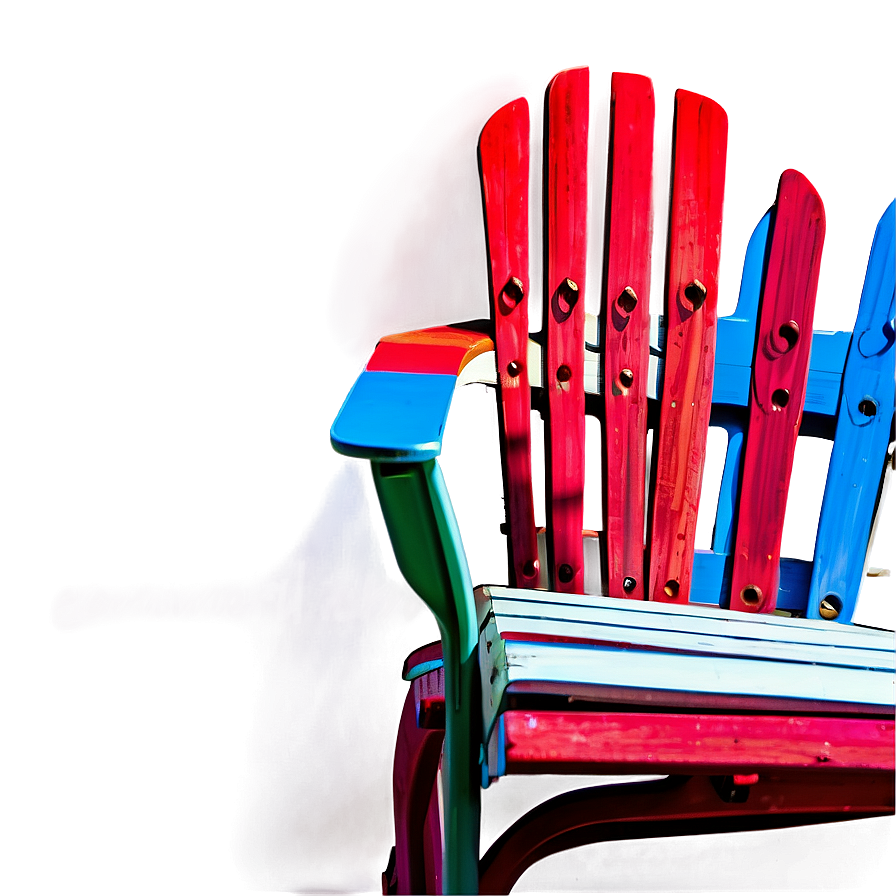 Red Adirondack Chair Png 31