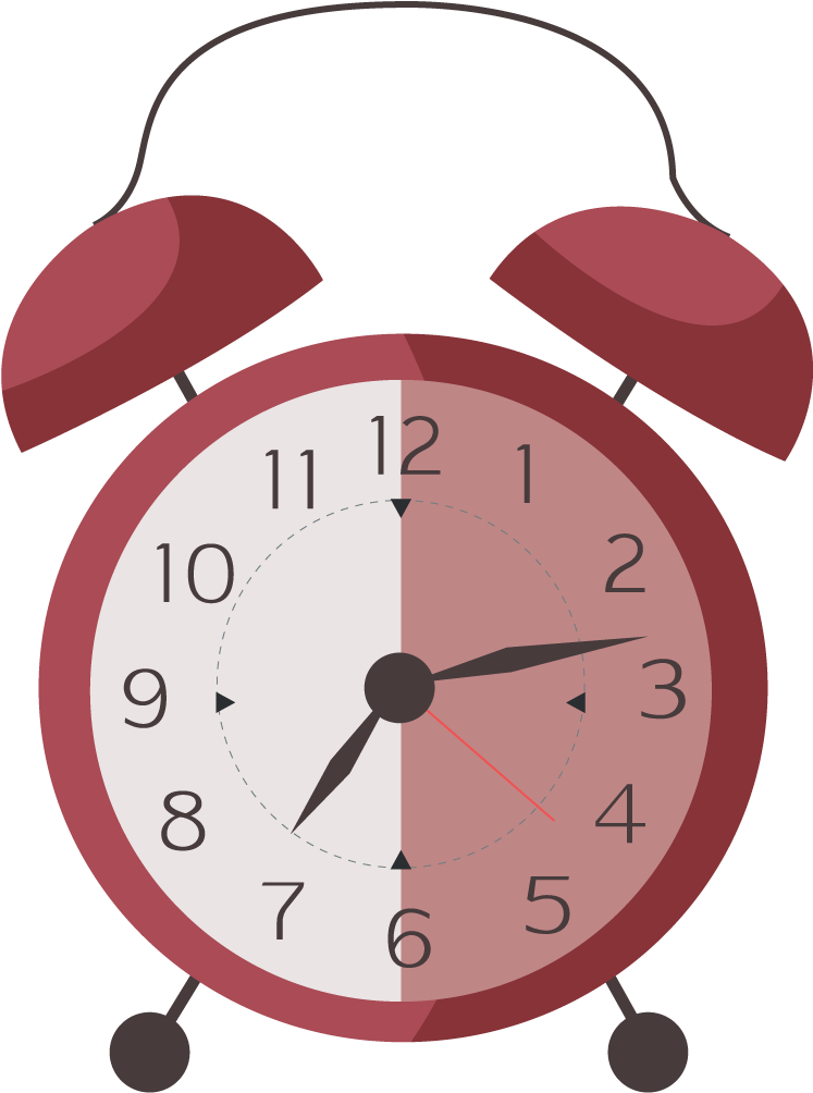 Red Alarm Clock Clipart