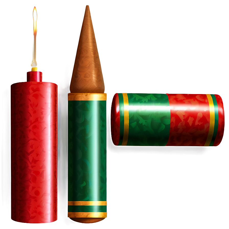 Red And Green Firecrackers Png 06242024