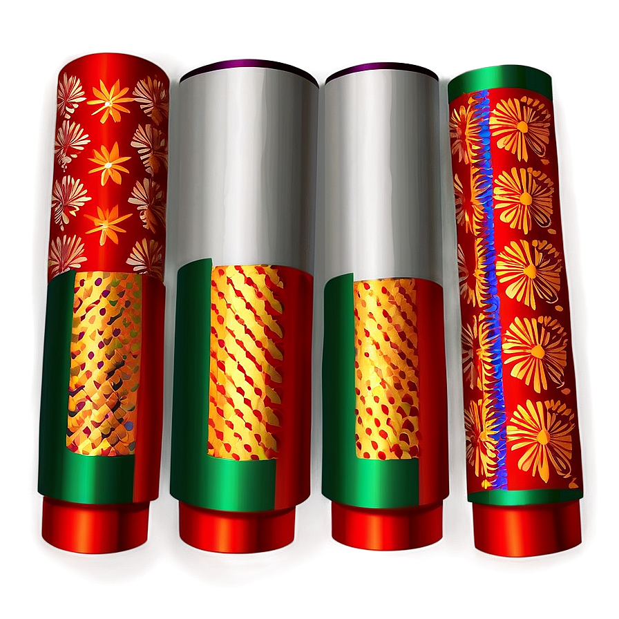 Red And Green Firecrackers Png Uku