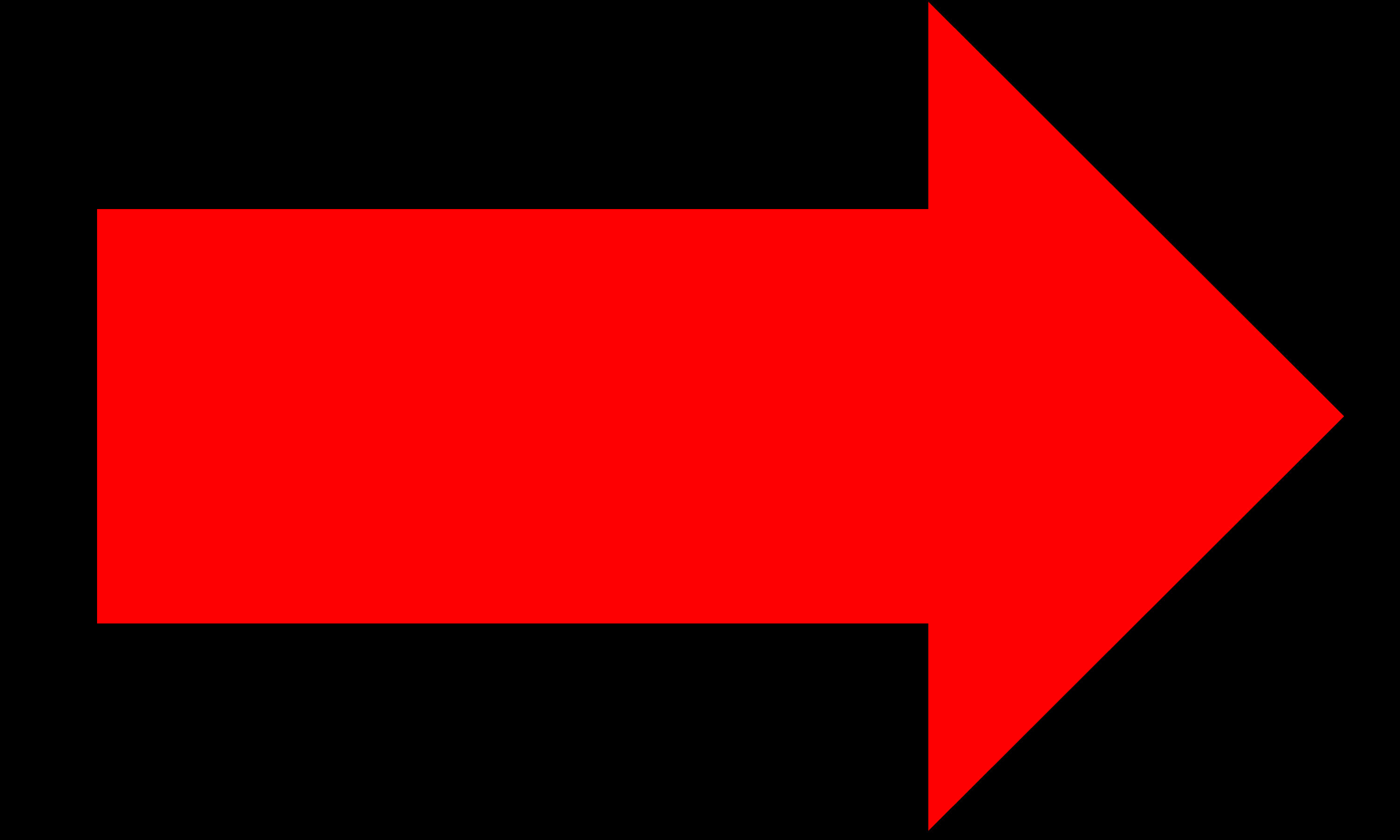 Red Arrow Direction Signage