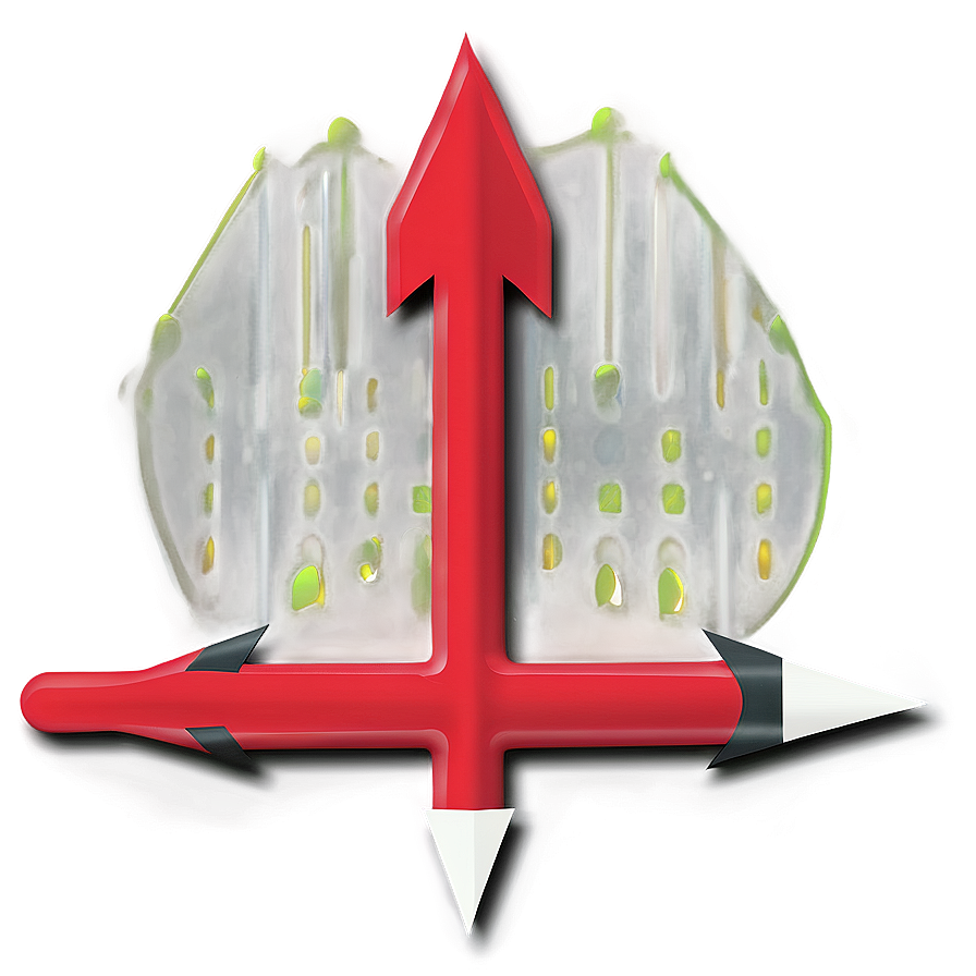 Red Arrow Sticker Png Avc52