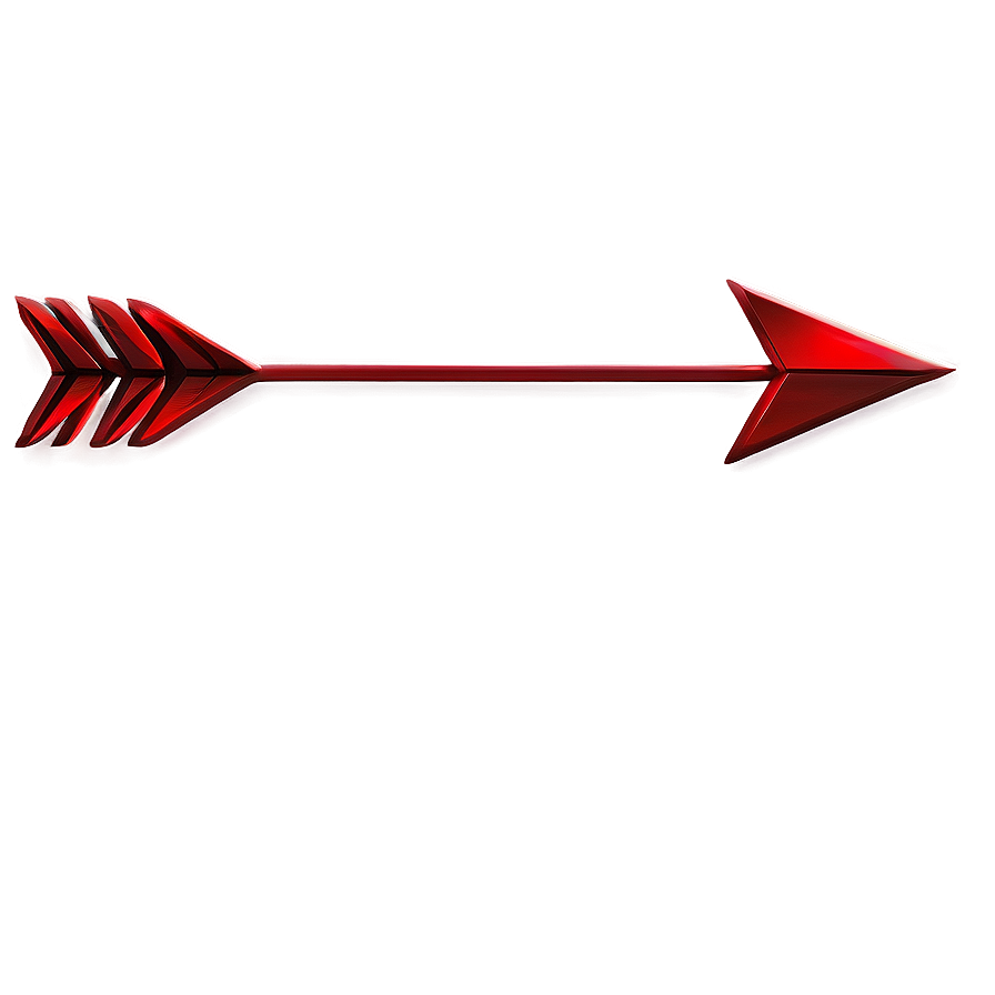 Red Arrow Transparent Art Png Tbj42