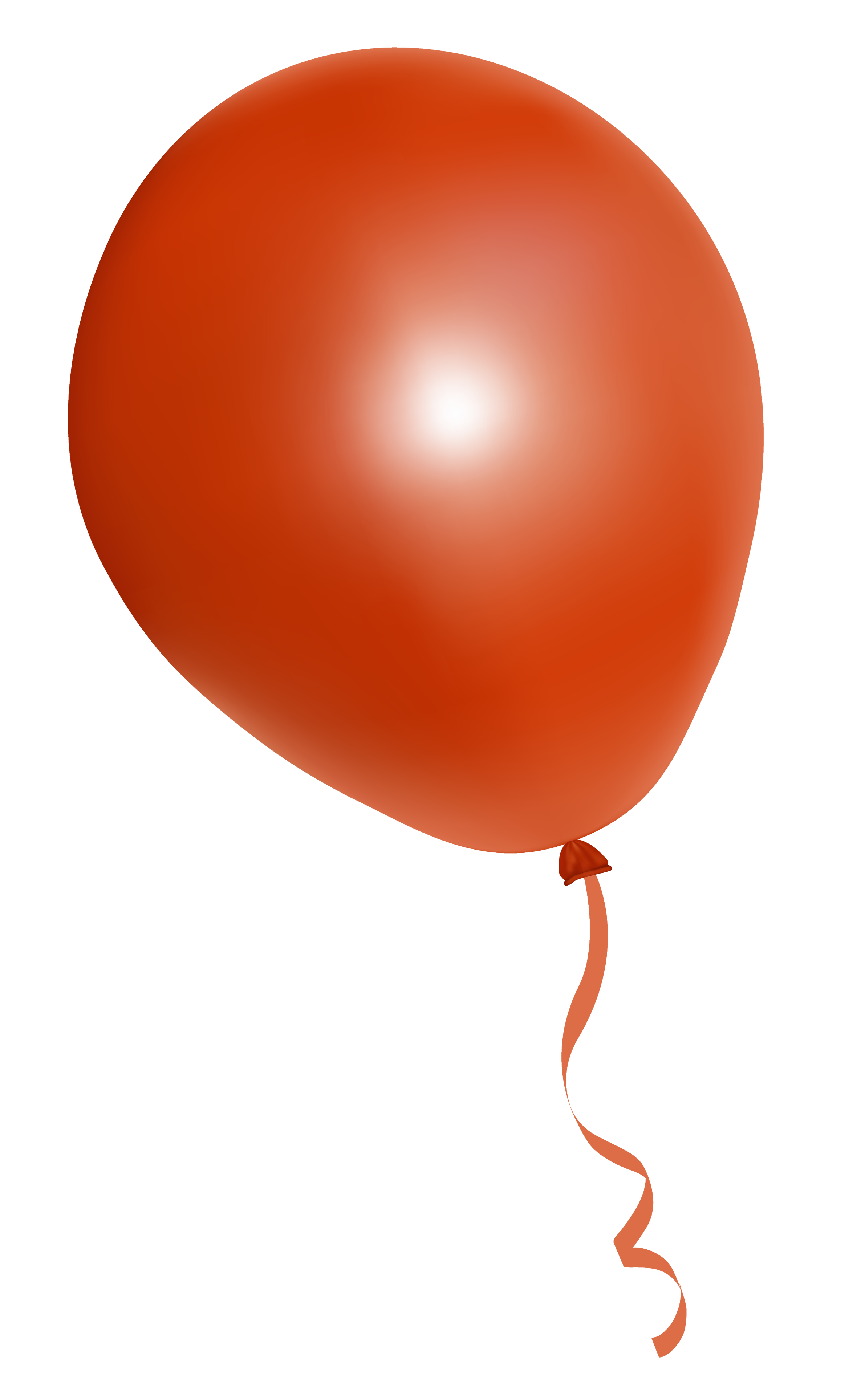 Red Balloon Floating