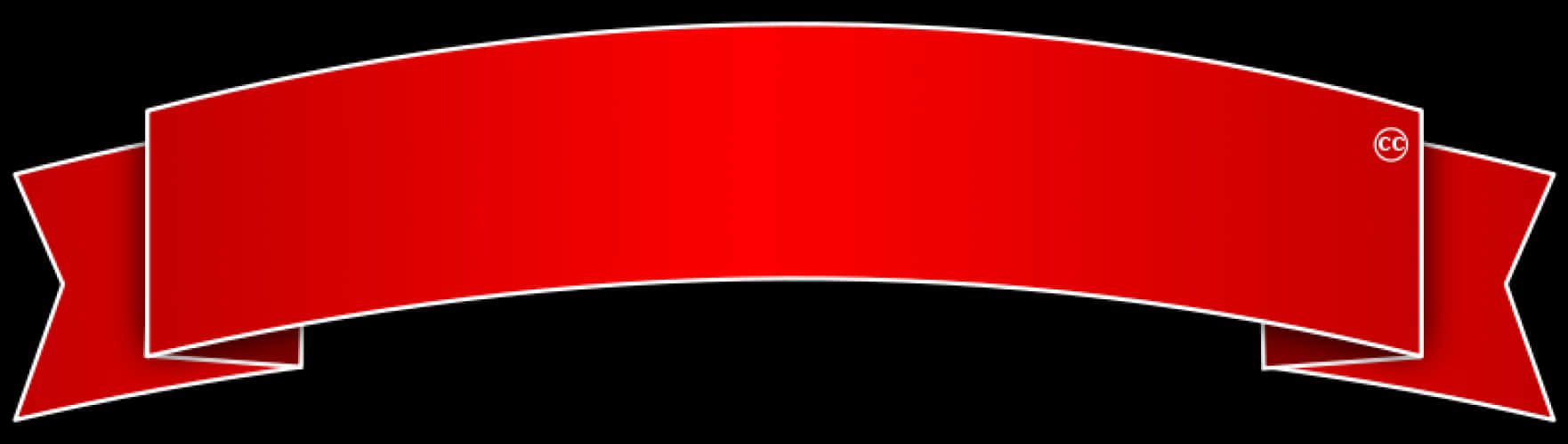 Red Banner Black Background