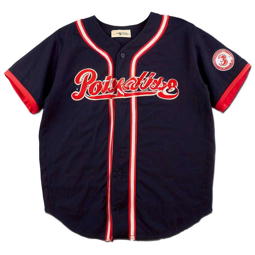 Red Baseball Jersey Png Kqj97