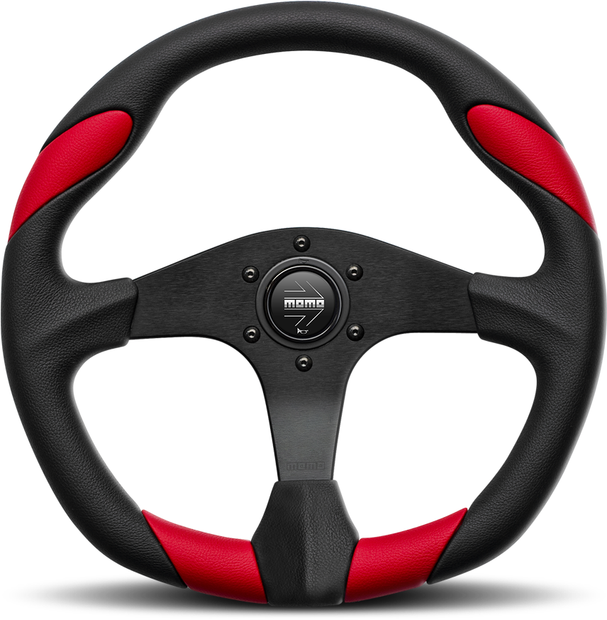 Red Black M O M O Racing Steering Wheel