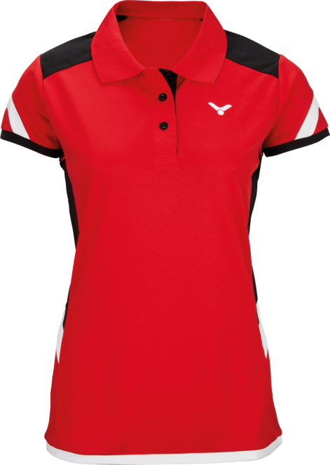 Red Black Sports Polo Shirt