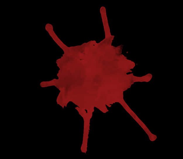 Red_ Blood_ Splatter_on_ Black_ Background