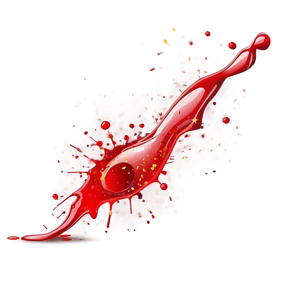 Red Bloody Splatter Clipart Png Sbk