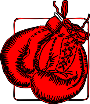 Red Boxing Gloves Graphic