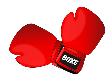 Red Boxing Gloves Vector