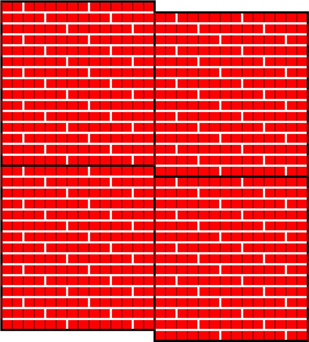 Red Brick Wall Pattern