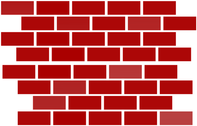 Red Brick Wall Pattern