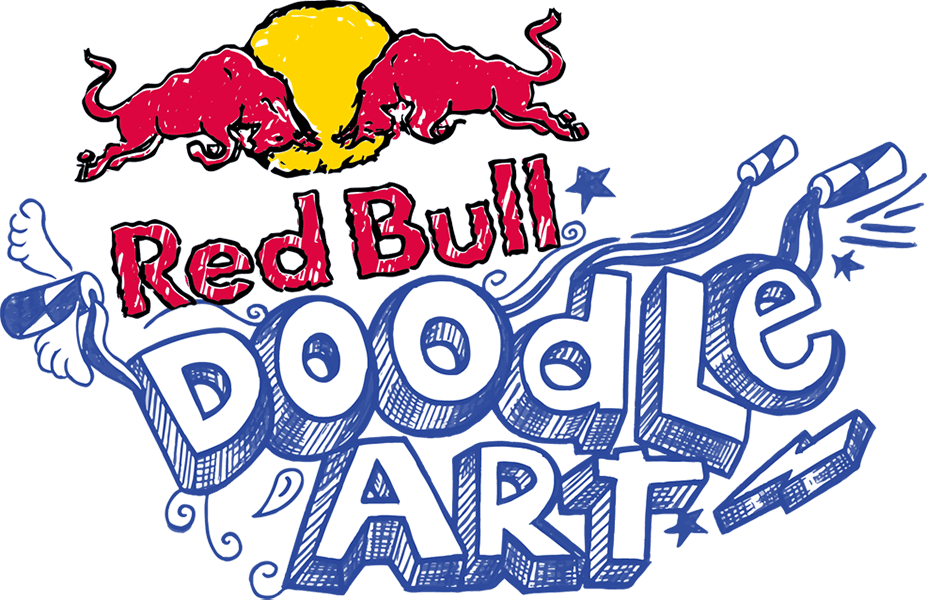 Red Bull Doodle Art Logo