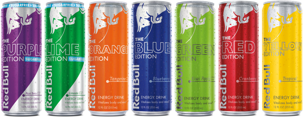 Red Bull Energy Drink Flavors Lineup